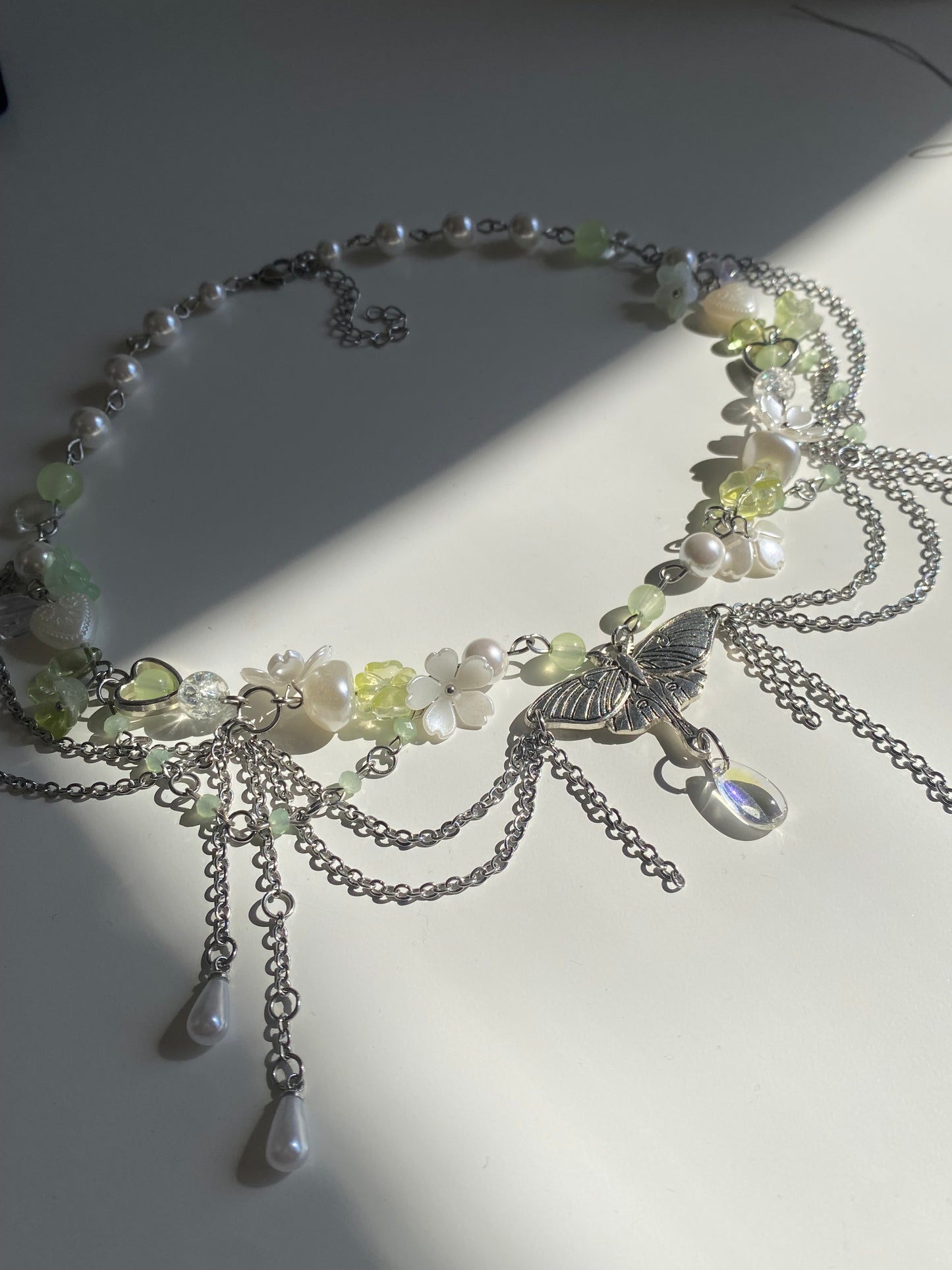 Luna Moth Necklace