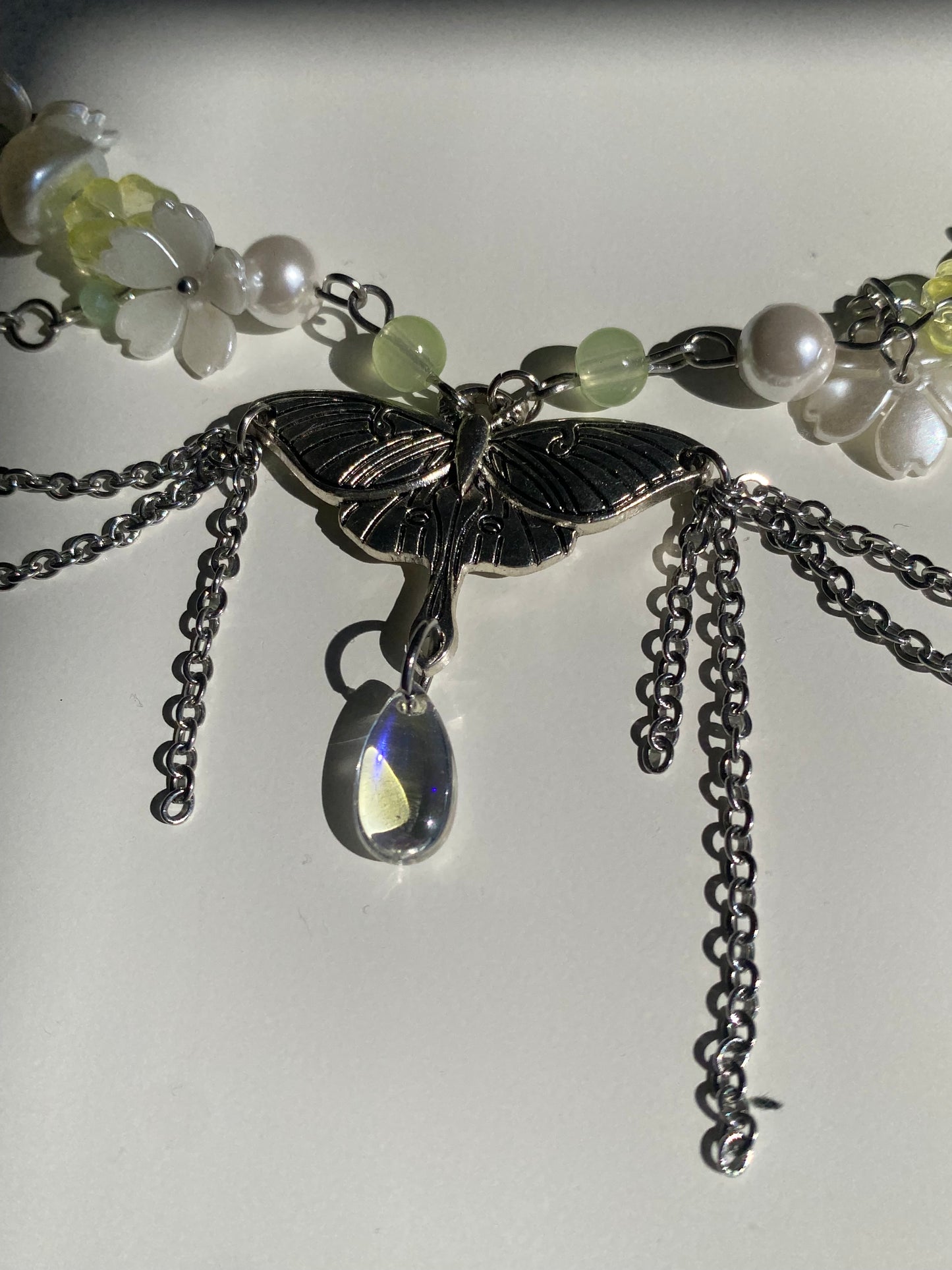 Luna Moth Necklace