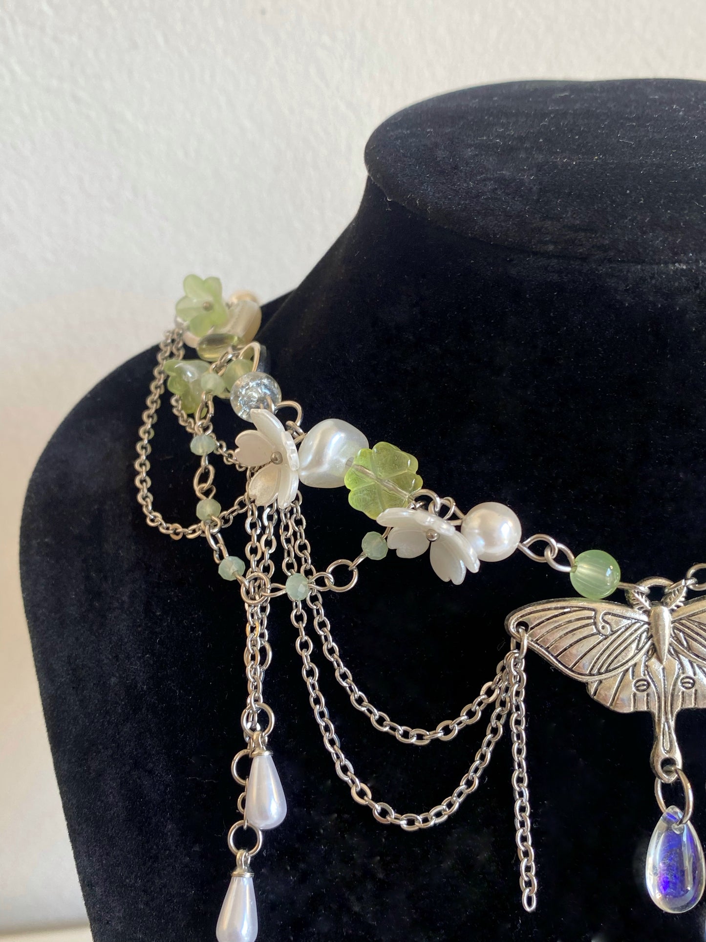 Luna Moth Necklace